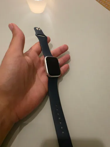 Apple Watch 9 41mm Silver Storm Blue impecável