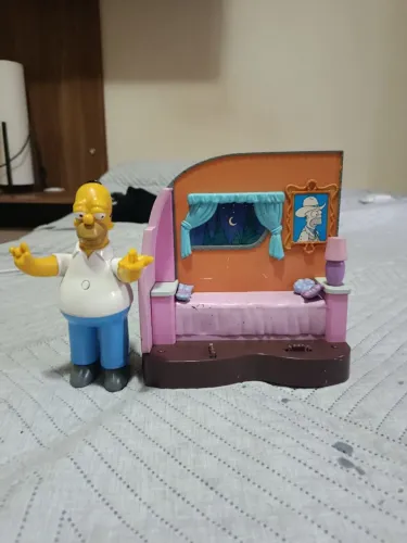cenario simpsons mais boneco 