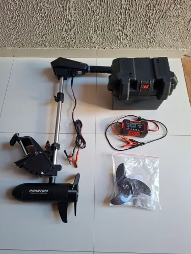 Motor Elétrico 44lbs Marine Sports Completo
