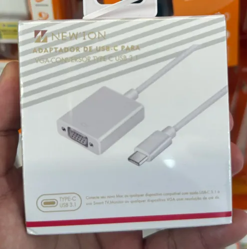 ADAPTADOR DE USB-C PARA VGA-CONVERSOR TYPE C USB 3.1
