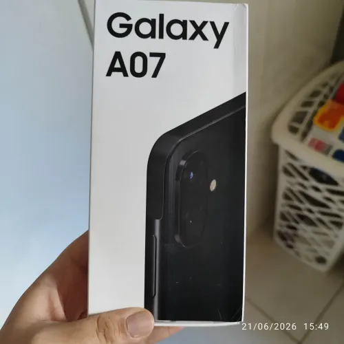 Samsung Galaxy A07 256GB 8GB RAM Lacrado | Preto | 