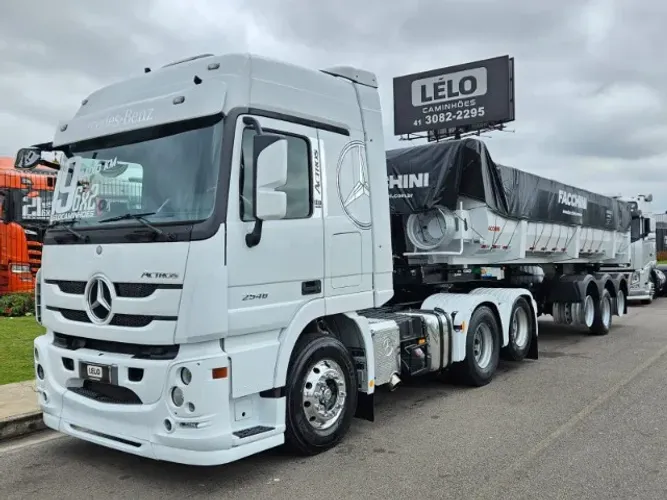 Mb Actros 2546 6x2 Ano 19 Automático Plano Manutenção +Basculante Facchini 25m³ 0km s/pneu