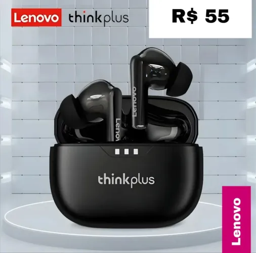 Fone bluetooth Lenovo R$ 55