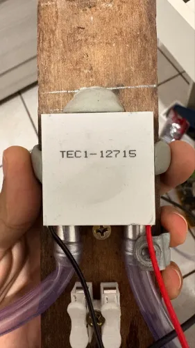 Pastilha peltier 12v 15a