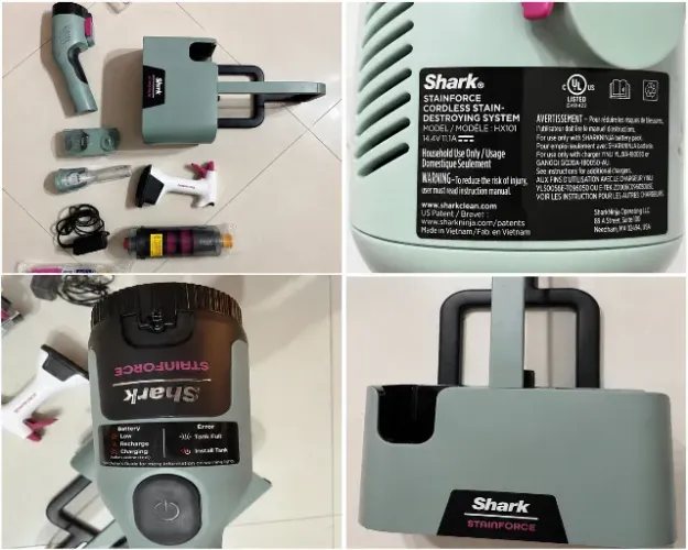 Aspirador de pò Portátil Shark StainForce HX101 Sem Fio Bivolt