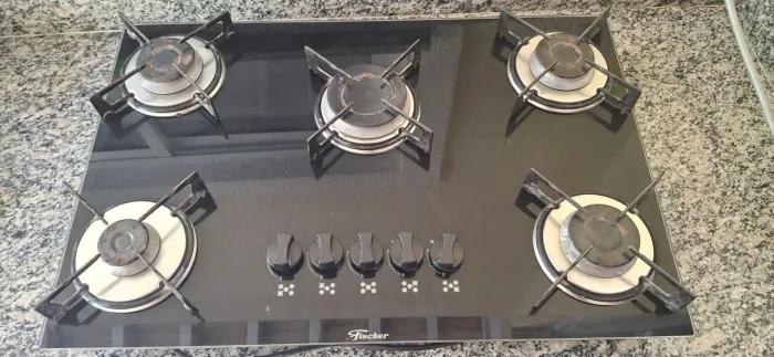 Cooktop a gás - 5 bocas - Fischer