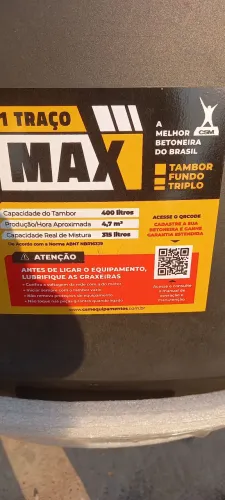 Betoneira CSM Semi Nova