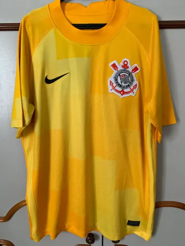 Camisa Corinthians Nike goleiro amarela 2021 Cássio original 