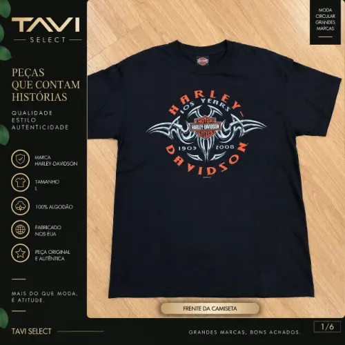 Camiseta Harley-Davidson 105 Years