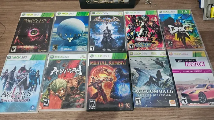 Vários jogos de Xbox 360