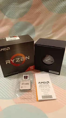 Processador AMD Ryzen 5 5500 6C/12T AM4 Novo com Cooler