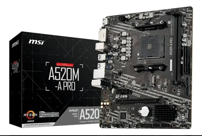 Placa-mãe MSI A520 pro