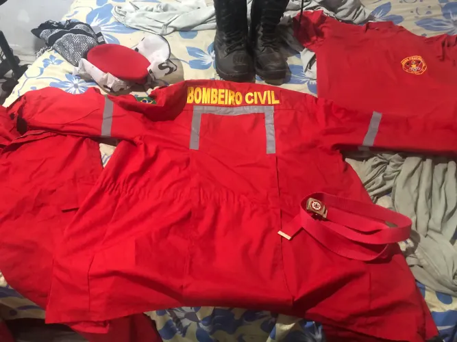 Roupa bombeiro militar 