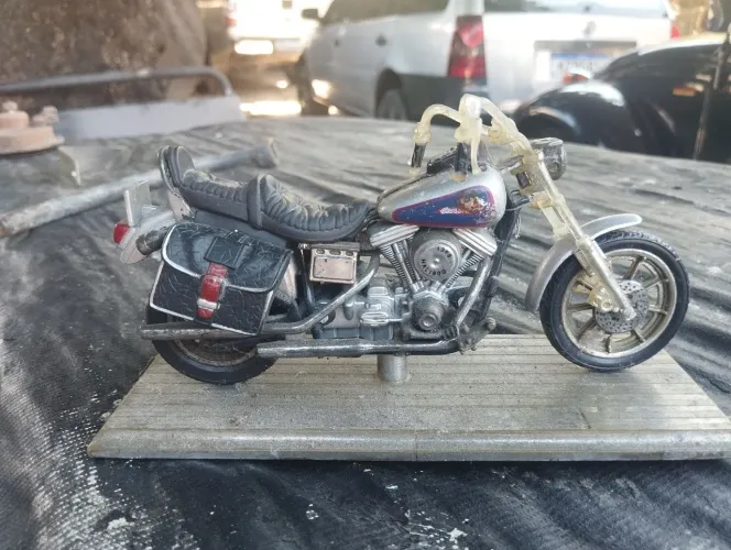 Mini moto para colecionador