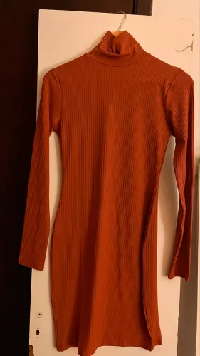 Vestido tubinho canelado
