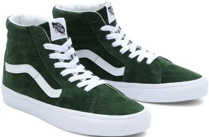 Tênis Vans Sk8 Hi Pig Suede Douglas Fir Unissex.