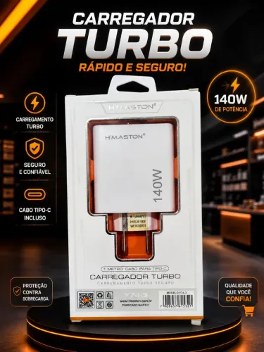Carregador turbo 140 w