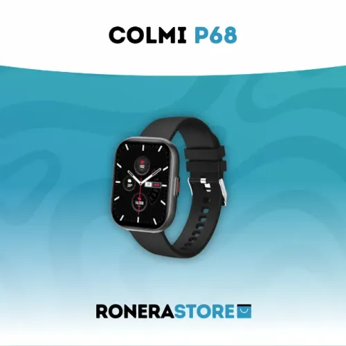 Colmi P68: smartwatch relógio inteligente tela amoled