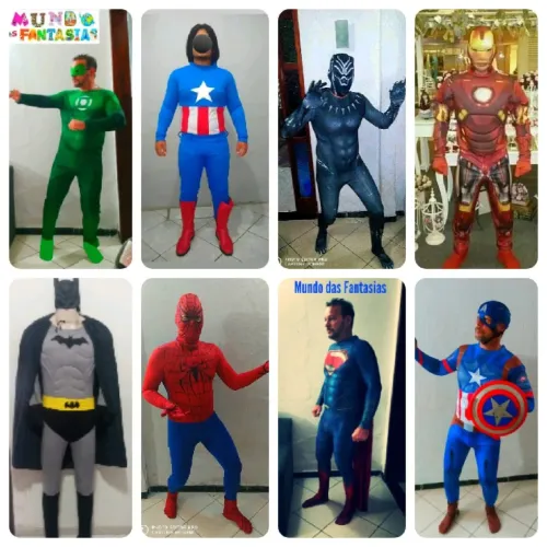 ALUGUE FANTASIA SUPER HERÓIS 