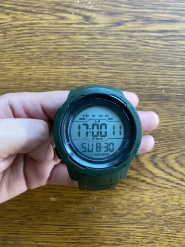 Relógio Digital Esportivo Tático - Verde Militar