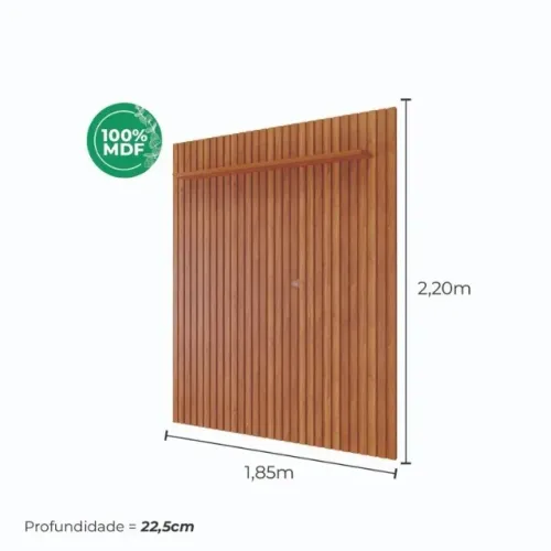 Painel Ripado Maragogi 185, para Tvs ate 70" - Permobili