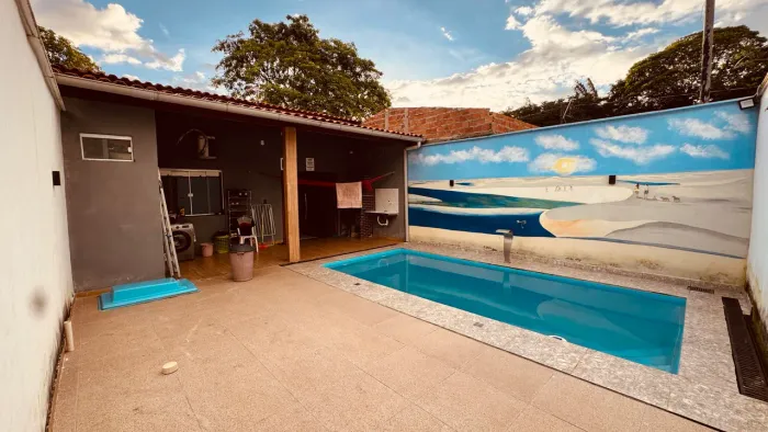 OPORTUNIDADE IMPERDÍVEL! CASA NOVA COM PISCINA E ÁREA DE LAZER. ITAPIRACO