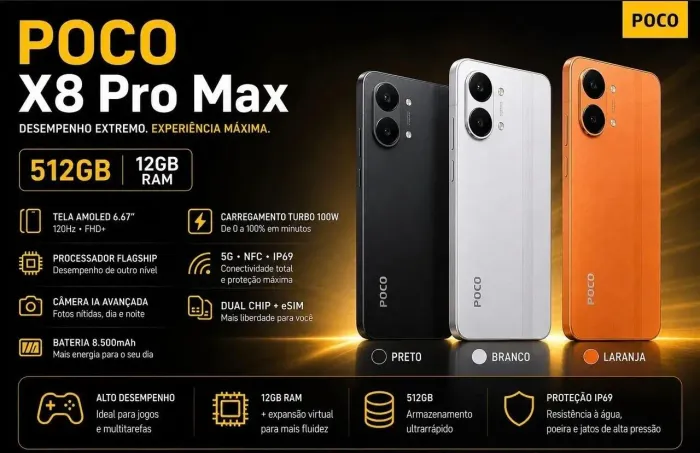Poco x8 pro Max 512/12