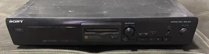 MD Sony Mini Disc MDS JE320 DEFEITO Engrenagem eject