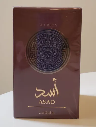 Perfume Lattafa Asad Bourbon.