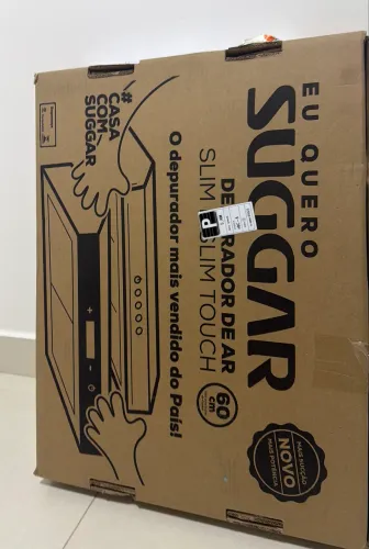Depurador De Ar Slim 60 Cm C/ Manta Prata Di602Pr Suggar