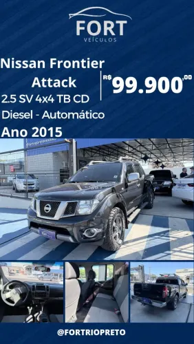 Nissan Frontier SV AT. CD 4X4 2.5 TB Dies. Aut. 2015