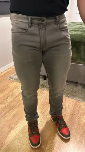 Calça Hugo Boss Cinza 36 Jersey Denim Skinny