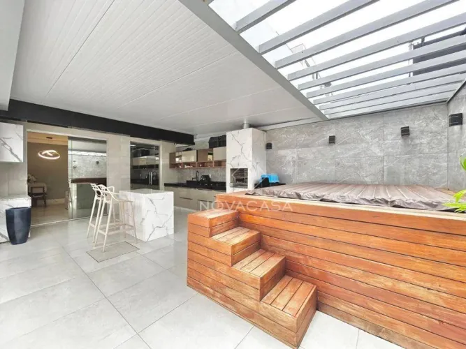 Apartamento Garden com 2 dormitórios para alugar, 80 m² por R$ 6.902,28/mês - Jardim Atlân