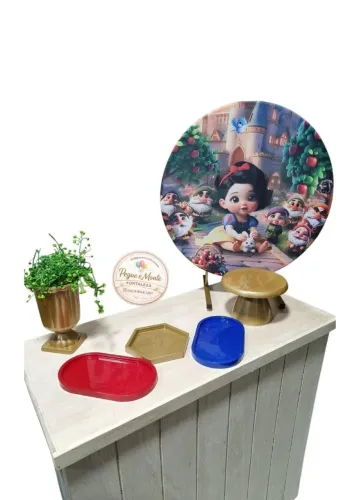 Pegue e monte festa na mesa