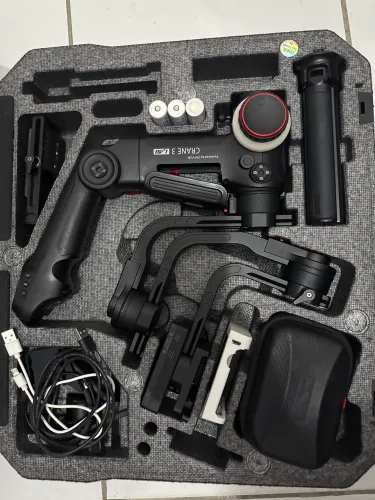 Gimbal crane 3 lab com motor de foco