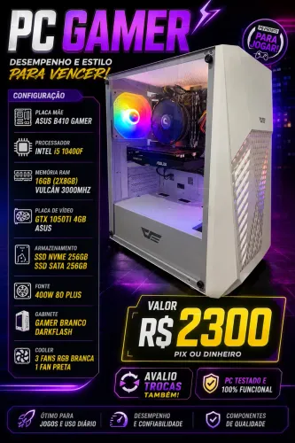 Pc gamer vendo avalio trocas