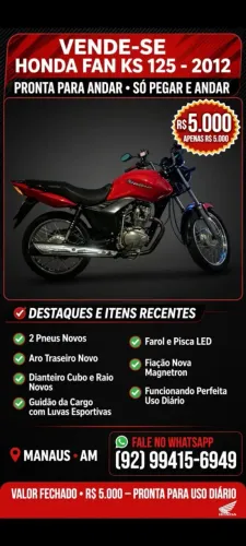Honda fan 2012
