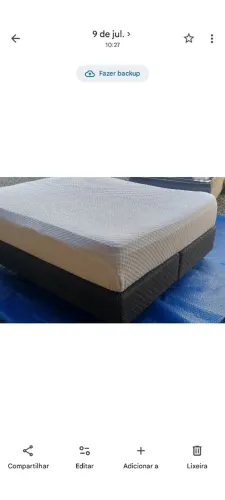 Cama Queen size com colchão ,*Entrega grátis