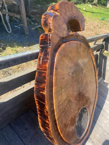 tábua de corte,rustica madeira de lei araucaria resina epoxi