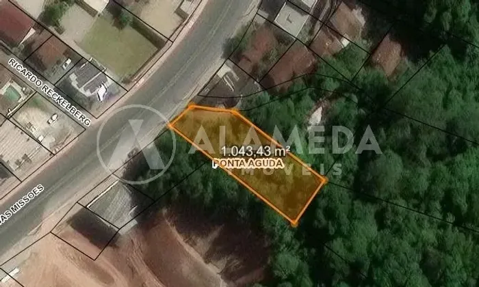 TERRENO À VENDA NA RUA DAS MISSÕES NO BAIRRO PONTA AGUDA!!