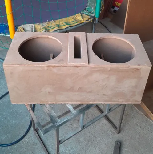 Caixa pra dois subwoofer 12 polegadas 