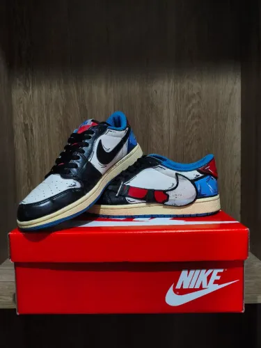 Tênis Nike Air Jordan 1 - Personalizado Estilo Cartoon/Skatista - Nº 40 - Usado
