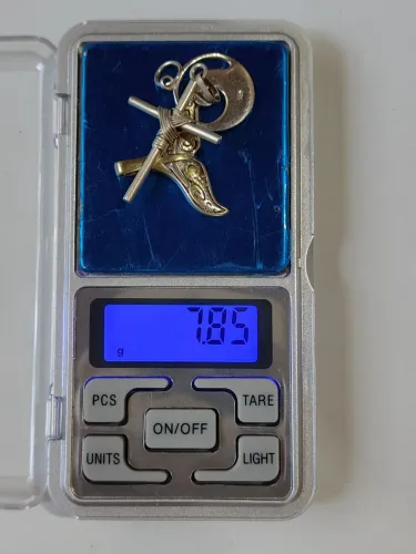 3 Pingentes em Prata 925 | Cruz, Rabo de Sereia e Onda | 7,85 g (Total)