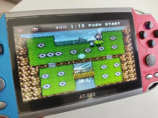 Mini Video Game Portátil At-583 + Dá pra Salvar Progresso + Entrego