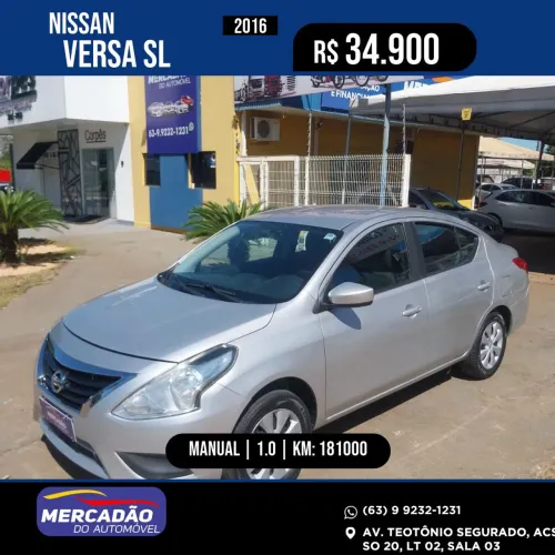 Nissan Versa 1.0 12V Flexstart 4P Mec. 2016