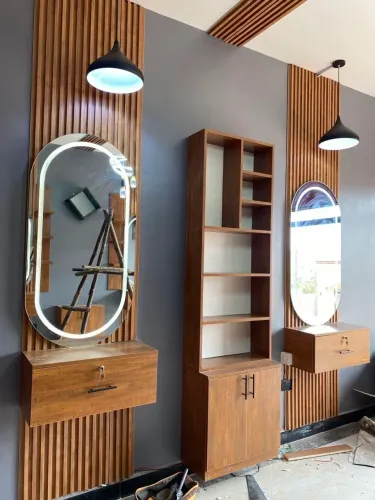 Móveis planejados para barbearia 