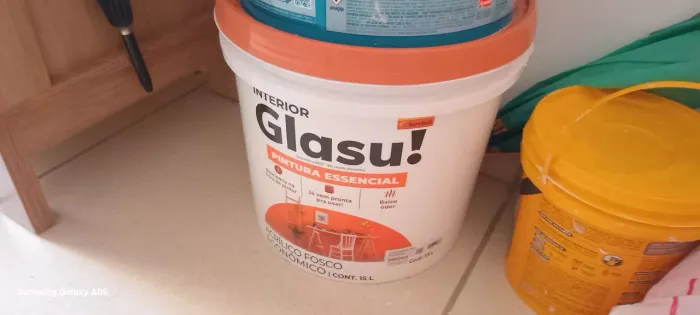 Balde de tinta de 15 litros litros