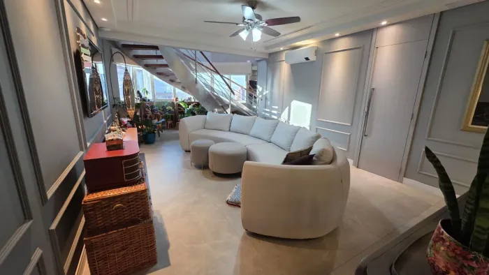 Cobertura com jacuzzi e área gourmet à venda no bairro Jardim Santo André REF: 19937