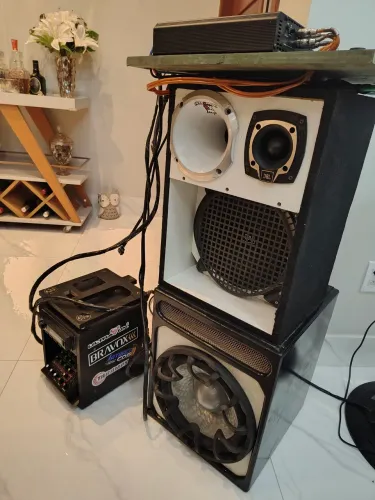 Som automotivo Completo/ Com Fonte Para Residência