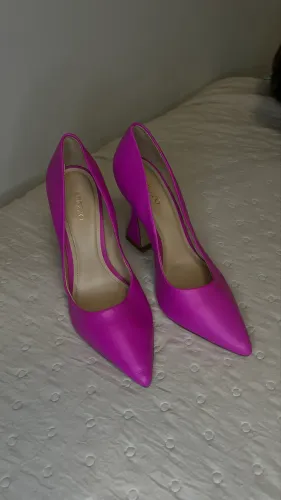 scarpin arezzo pink 37